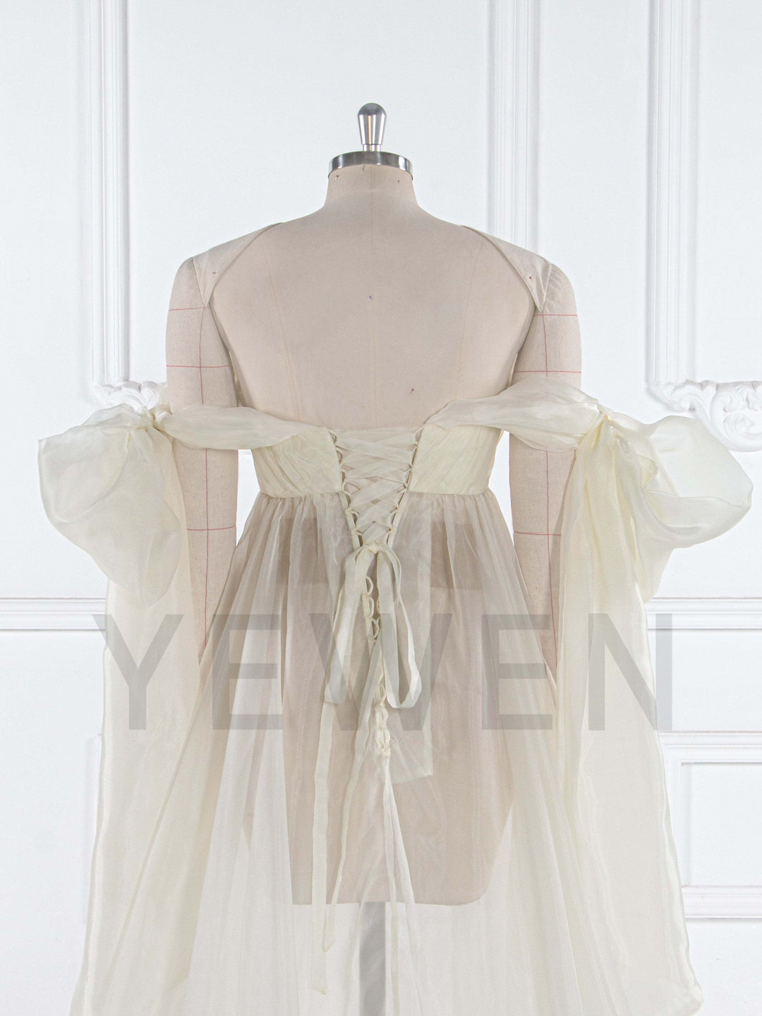 Silk Soft Organza Maternity Baby Shower Dress Summer Maternity Dress for Photoshoot YW240019