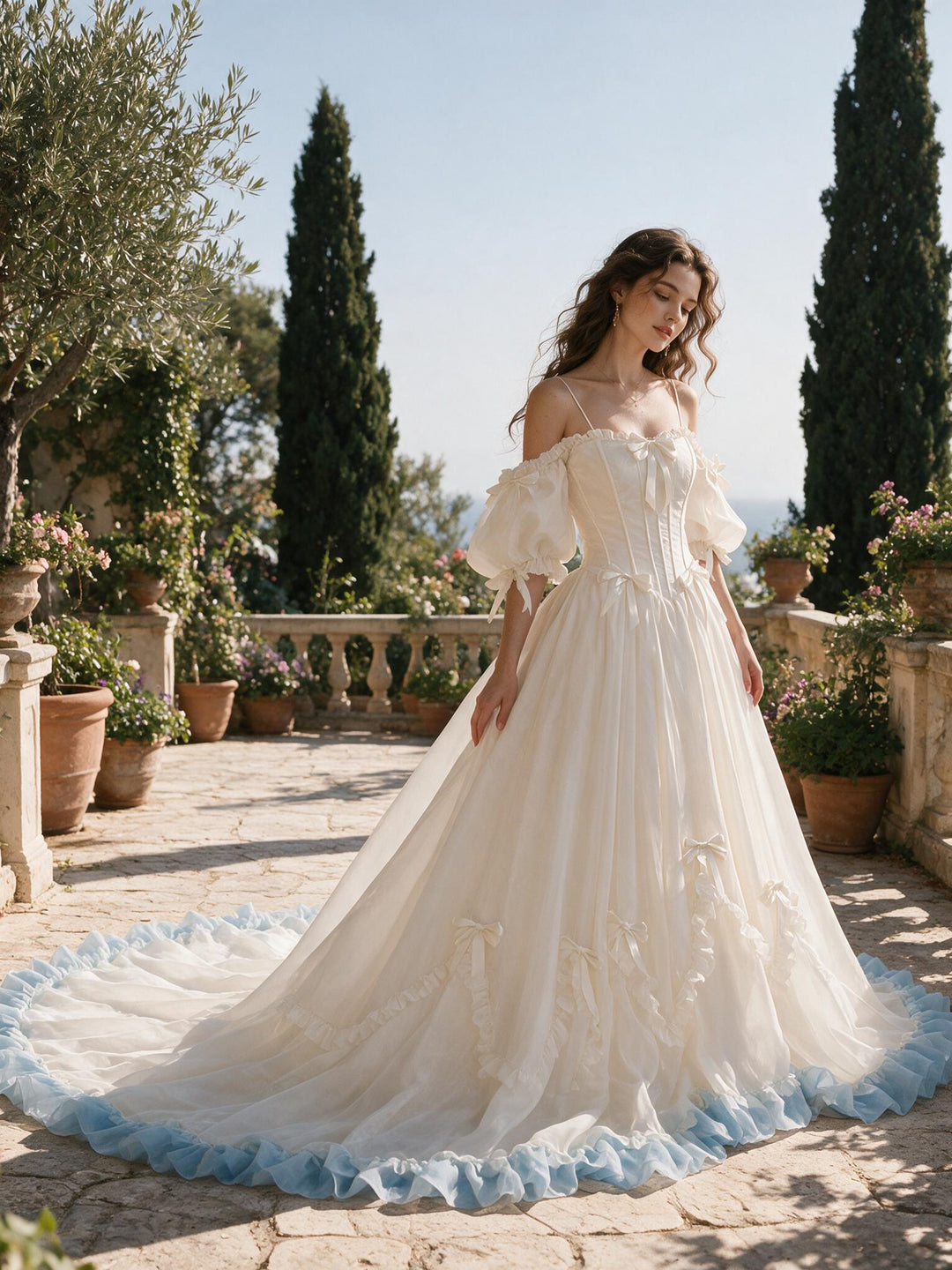 Sweet Lolita Princess Gown with Bows YW260318