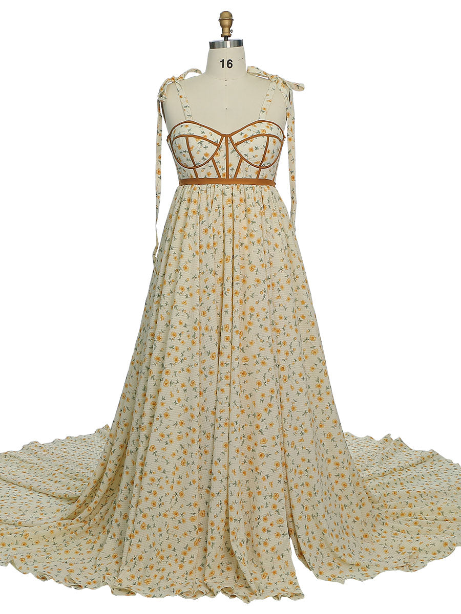 white and gold maternity dress Monroe Maxi Dress in Butter Yellow