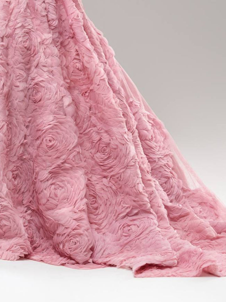 Exquisite Sweetheart 3D Flowers Dress for Maternity Photoshoot YW251026