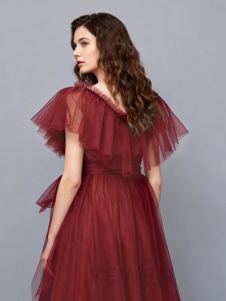 Maternity Photoshoot Dress Tulle Pregnancy Gown Baby Shower Outfit