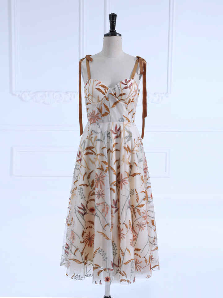 Flair Afternoon Tea Dresses Midi Party Dress YW231068