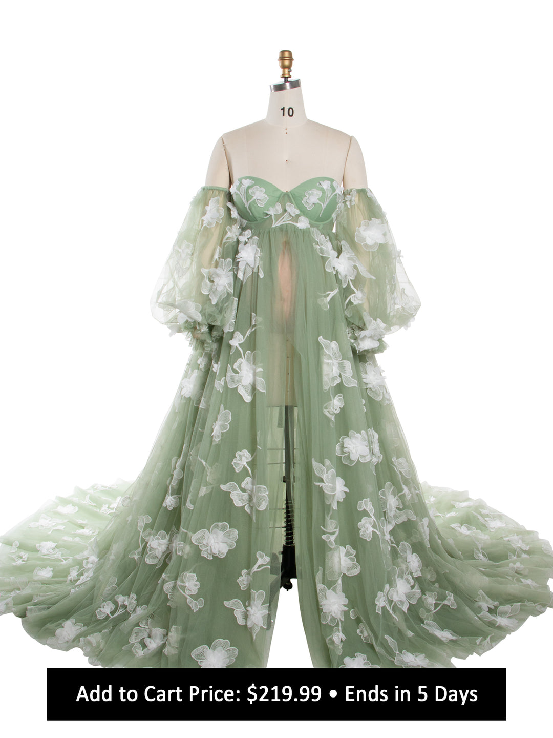 High Waist Pregnant women Gown Maternity Dress for Baby Shower YW251058