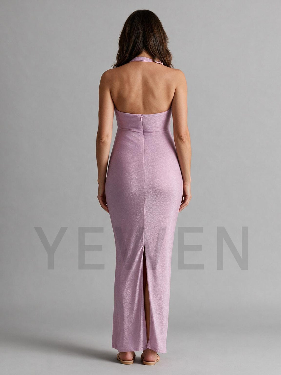 Asymmetrical One-Shoulder Stretch Maternity Dress for Baby Shower