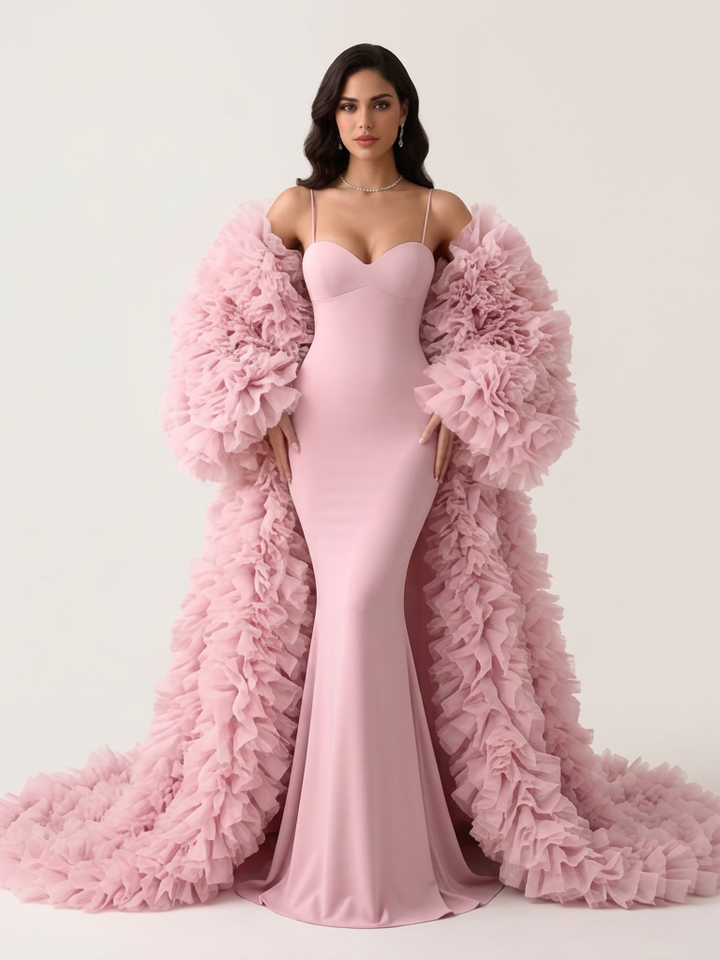 Blush Pink Photoshoot Gown