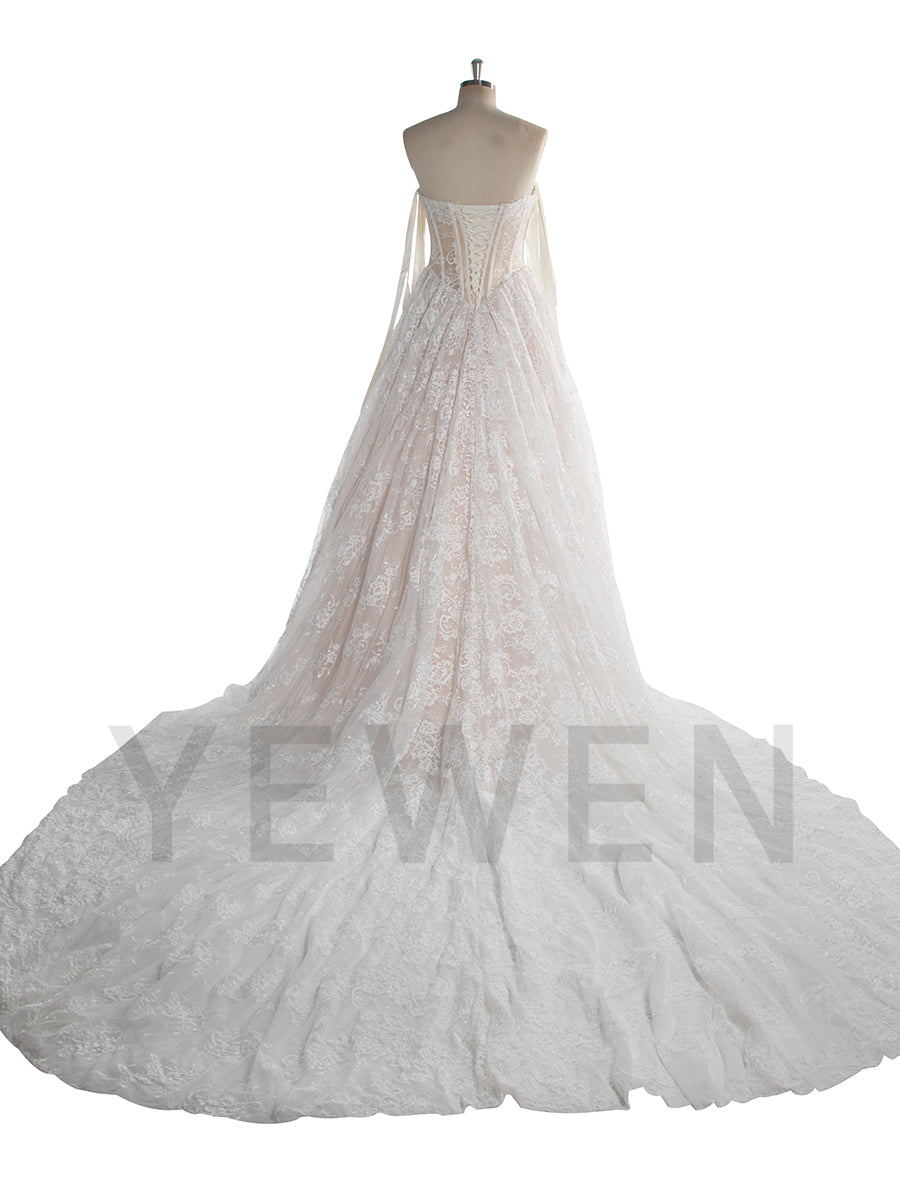 Luxury Lace Wedding Gown Classic Bridal Dress YW250072