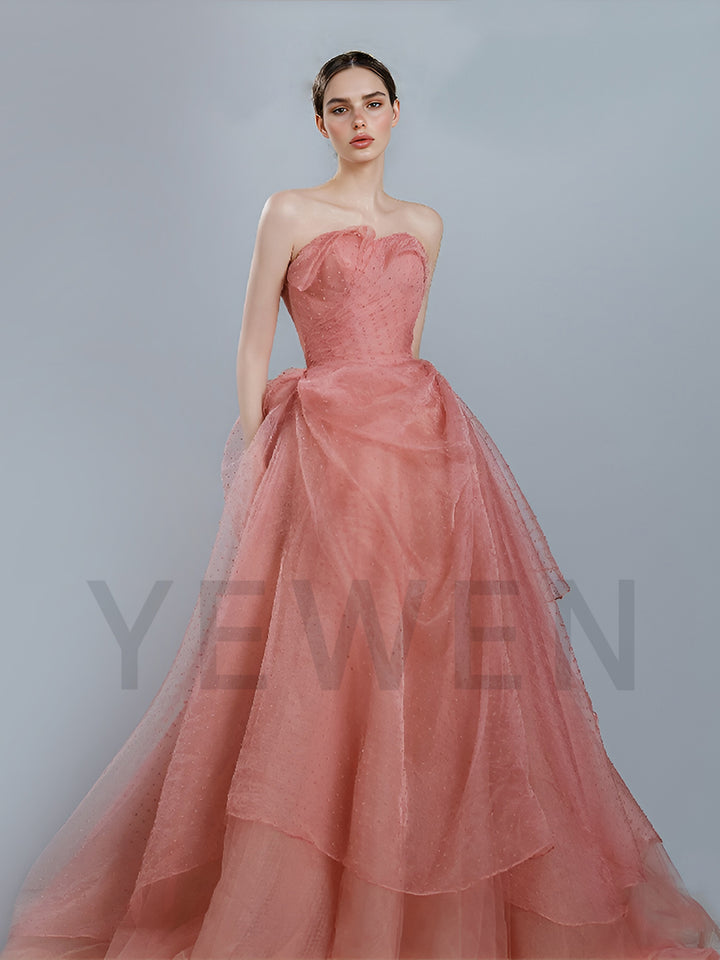 Elegant A line Women's Evening Dress Customized Sweetheart Prom Gown