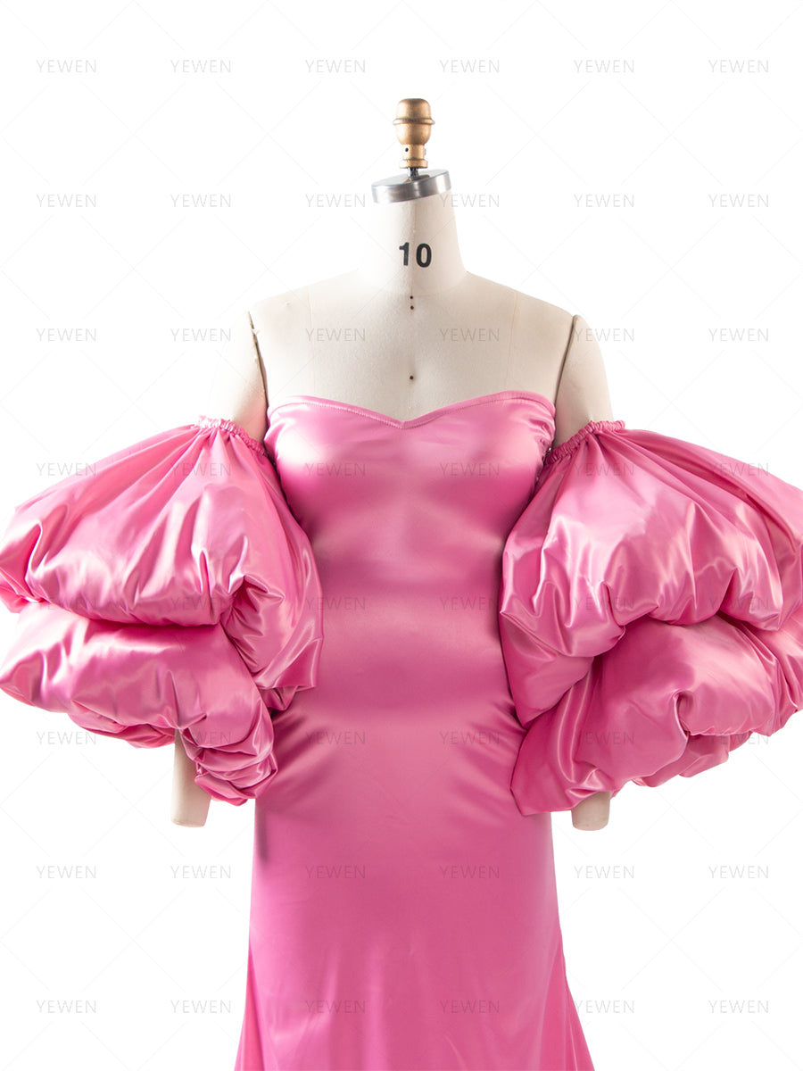 Maternity Photoshoot Dress Dramatic Puffy Sleeves Pregnancy Shooting Dress for Pregnant Women YW260254