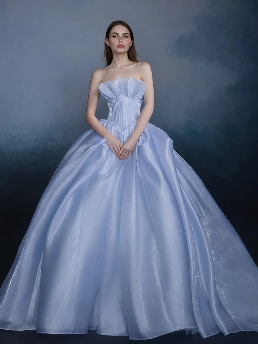 Ball Gown Evening Dresses Birthday Party Gown 18W / Picture Color