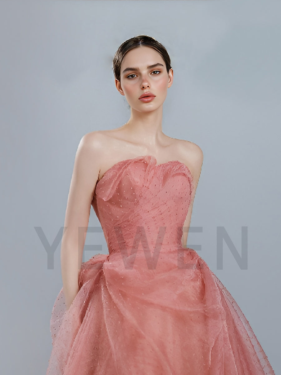 Elegant A line Women's Evening Dress Customized Sweetheart Prom Gown