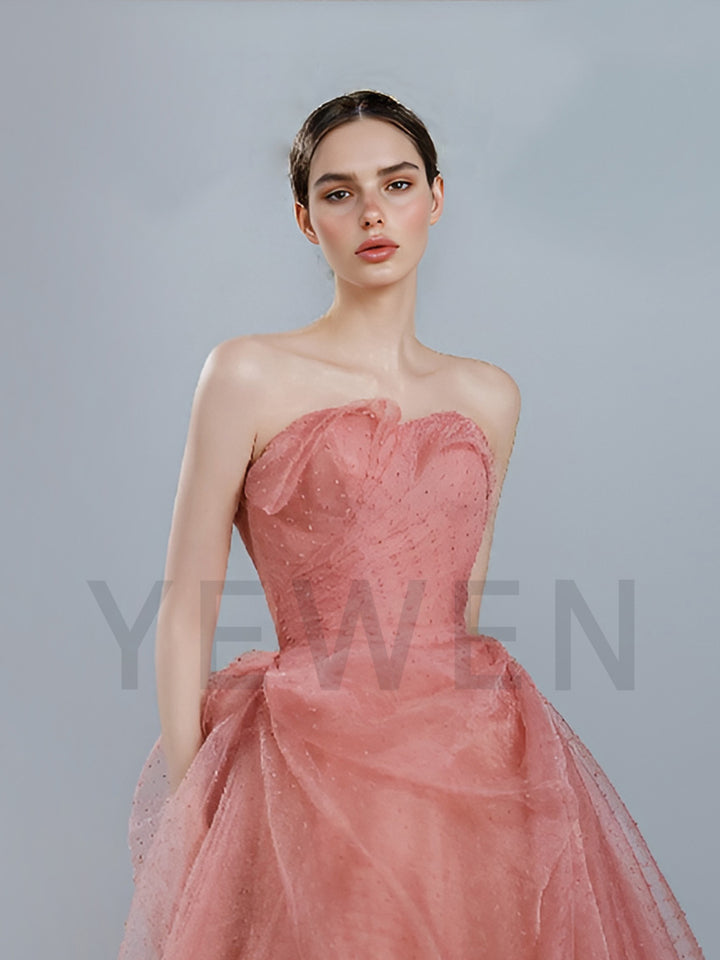 Elegant A line Women's Evening Dress Customized Sweetheart Prom Gown