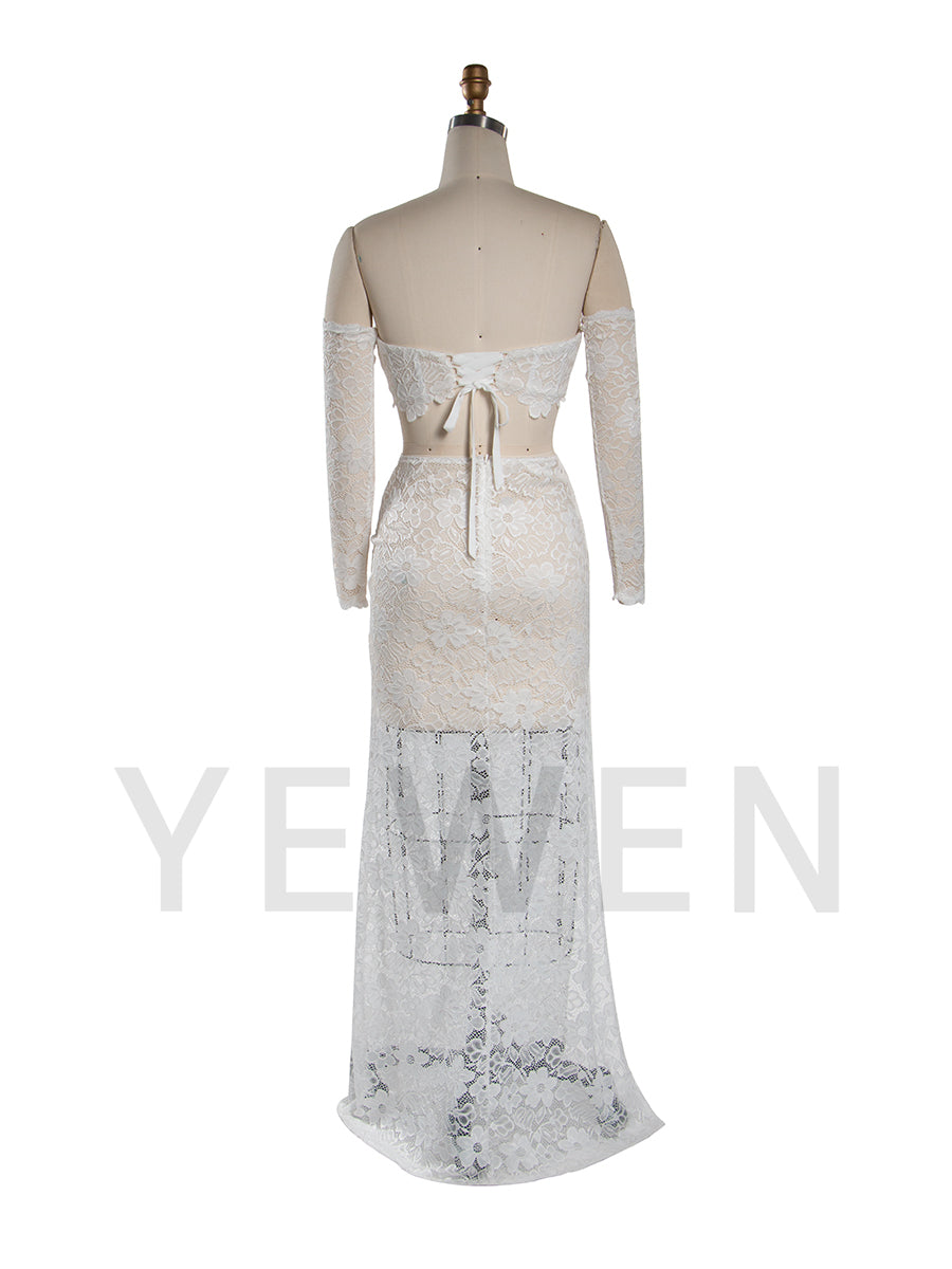 Hollow Sexy Lace Bodycon Dress Maternity Photoshoot Dress  Pregnancy Dress Shoot YW251030