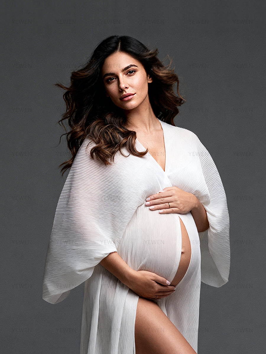 sheer dress for maternity shoot Shop Sheer Maternity Dress For Photoshoot, Tulle Maternity Robe, Pregnancy Dress