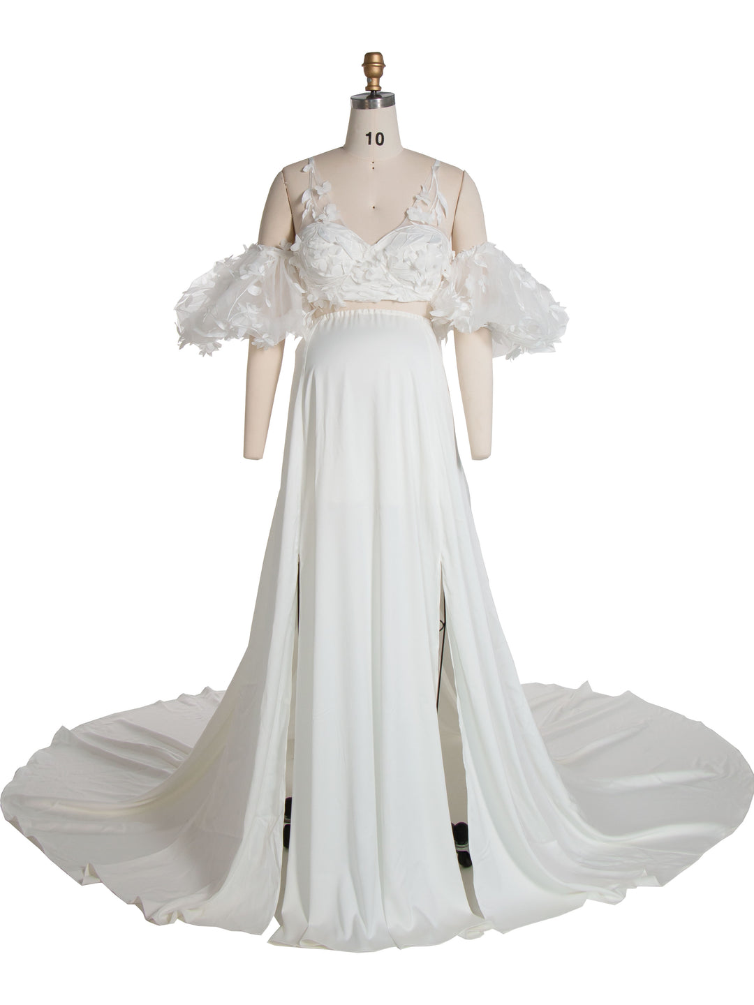 2 Pieces Set Gorgeous Baby Shower Maternity Dress for Photoshoot Wedding Dress YW230741 2 Pieces Set Gorgeous Baby Shower Maternity Dress for Photoshoot Wedding Dress YW230741