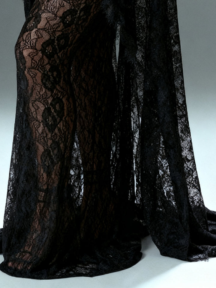 Lace Maternity Dress for Photoshoot Elegant Pregnancy Dress Spring Summer Maternity Baby Shower Dress