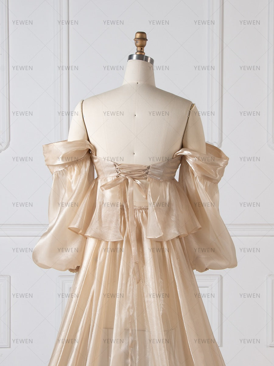 2 Piece Set Maternity Dress for Women Corset Top with Maxi Skirt YW250092