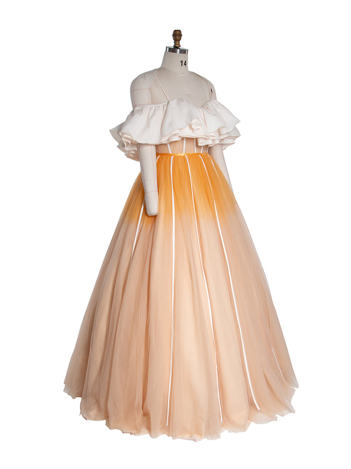 Custom Made Colored Wedding Dress Elegant Banquet Romantic Gown for Women YW251023