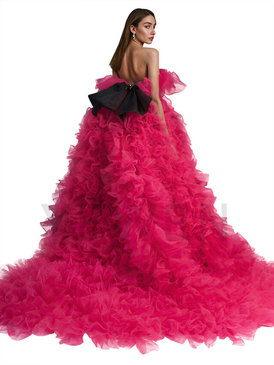 Pink Tulle Dress Fluffy Birthday Dress Amazing Wedding Dress Photo Session Dress