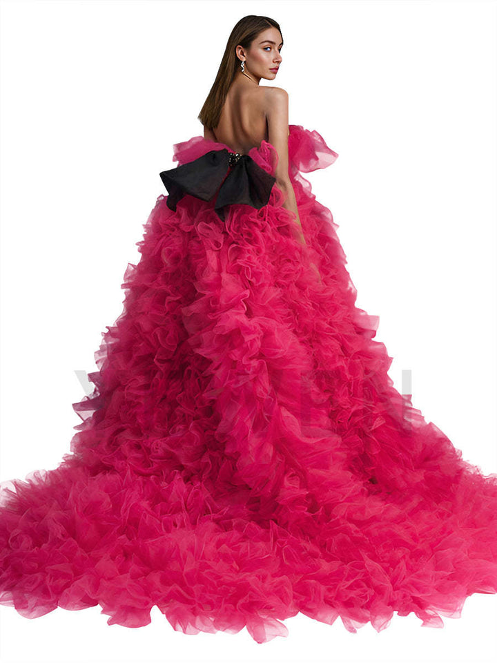 Pink Tulle Dress Fluffy Birthday Dress Amazing Wedding Dress Photo Session Dress