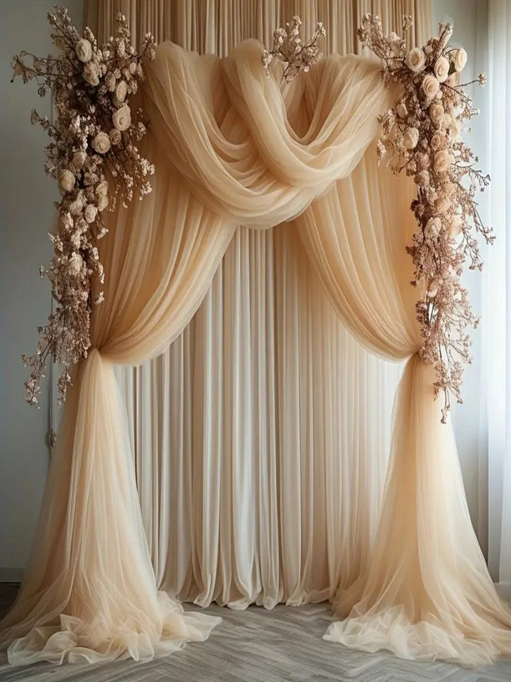 Elegant Party Backdrop for Wedding Birthday Anniversary Staircase Chair Decorations Photo Backdrop YW2603101D