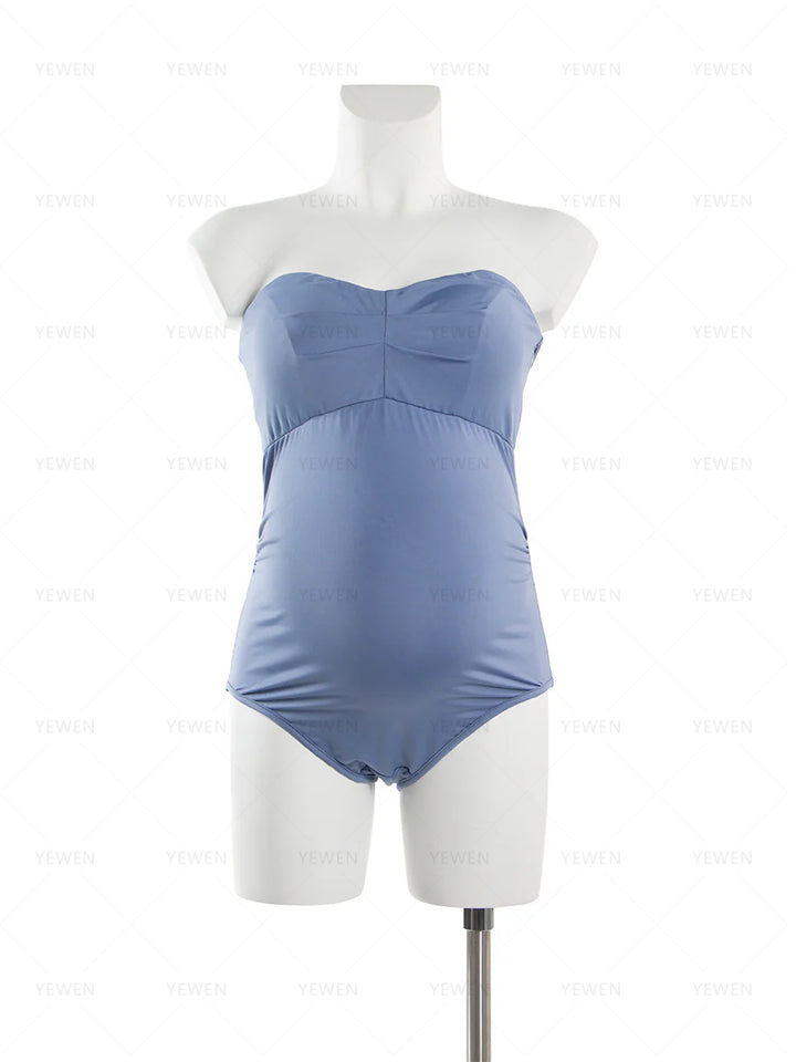 Maternity Photography Props Bodysuit Off Shoulder Ruffles Maternity Photo Shoot Jumpsuit YW260217