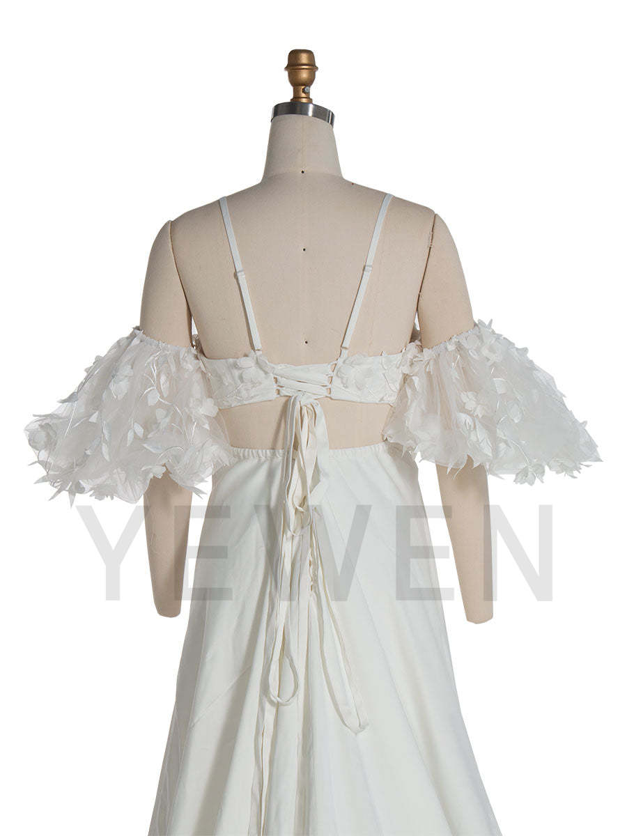 2 Pieces Set Gorgeous Baby Shower Maternity Dress for Photoshoot Wedding Dress YW230741