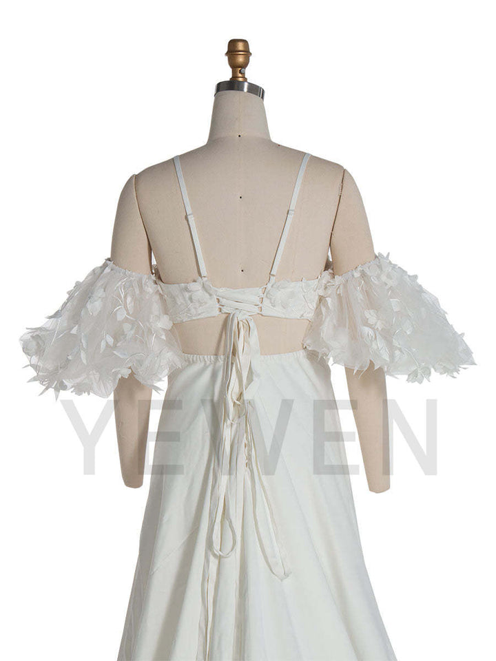 2 Pieces Set Gorgeous Baby Shower Maternity Dress for Photoshoot Wedding Dress YW230741