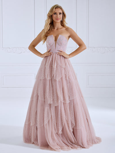 Shiny Tulle Dress ,A-Line , Princess Maxi Dress