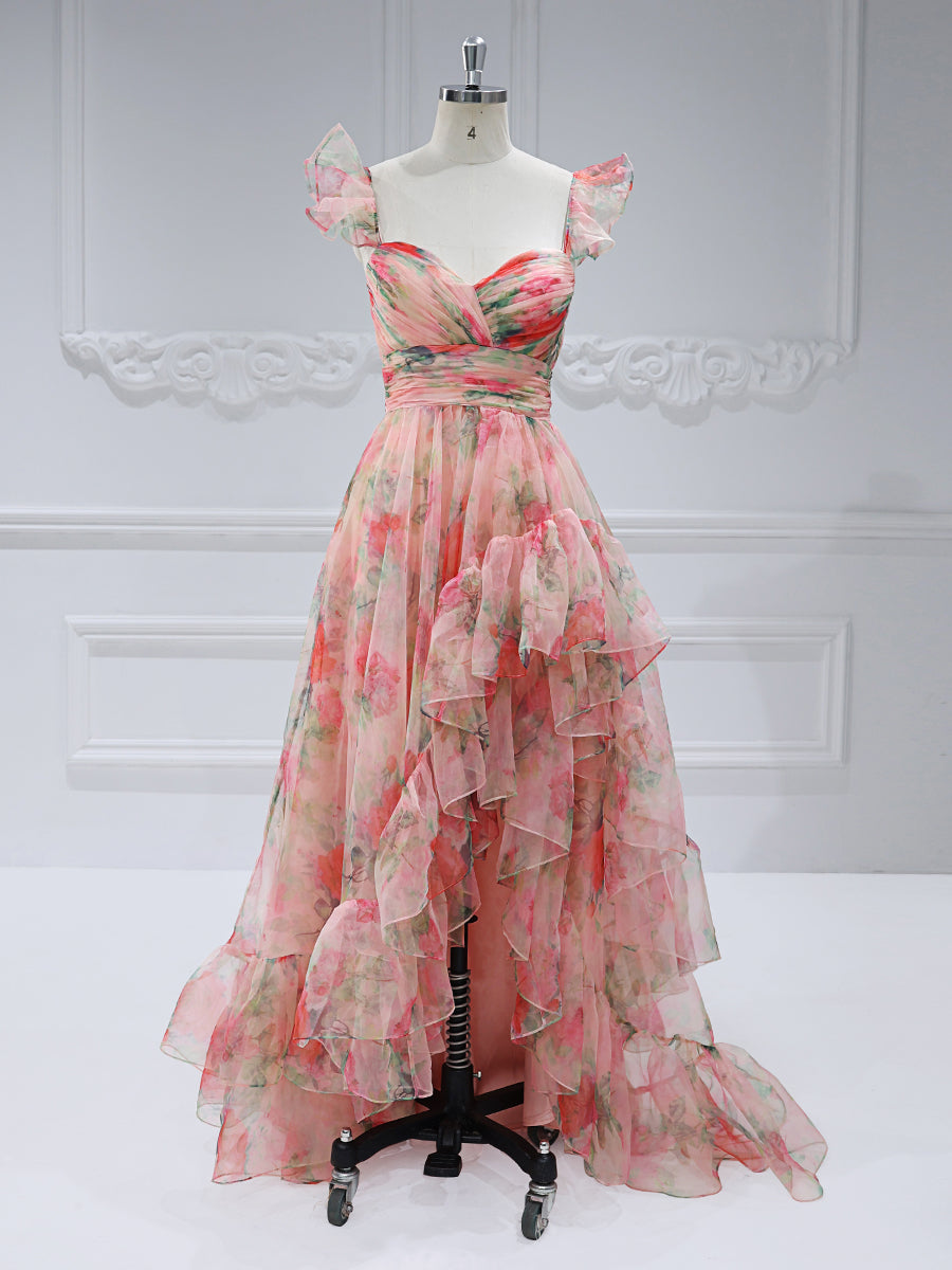 New Printing Floral Elegant, Prom Dress