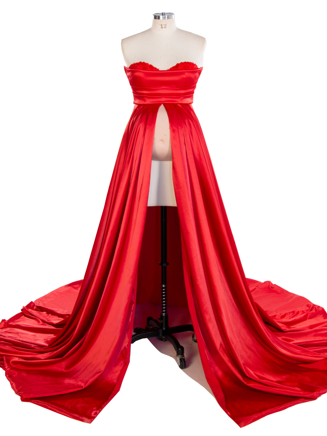 red baby shower dress Saslax Off Shoulder Ruffle Sleeves Elegant Fitted Maxi Maternity for Photoshoot Sexy Red Maternity Dress for