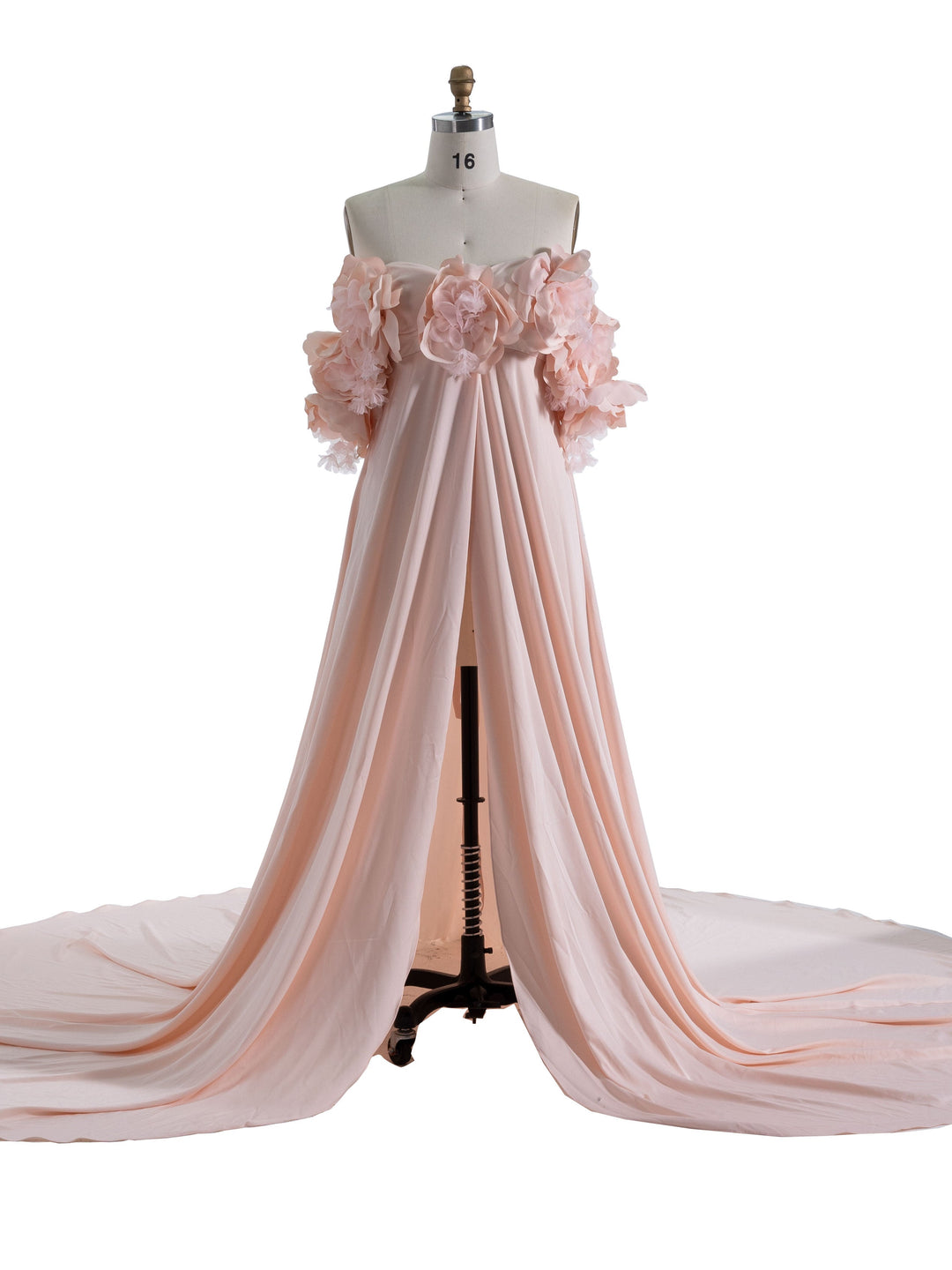 off the shoulder baby shower dress Off-the-shoulder Mermaid Baby Shower Dress, Pink / S