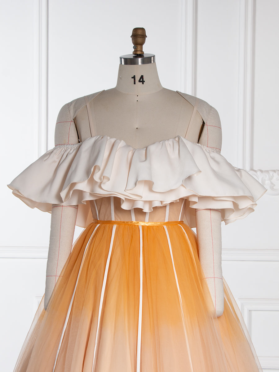 Custom Made Colored Wedding Dress Elegant Banquet Romantic Gown for Women YW251023