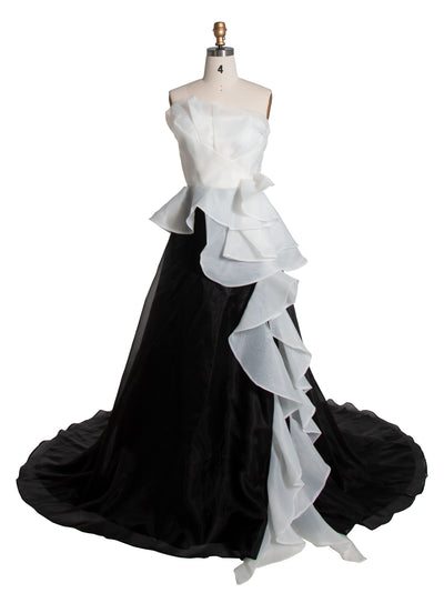 black colored wedding dresses
