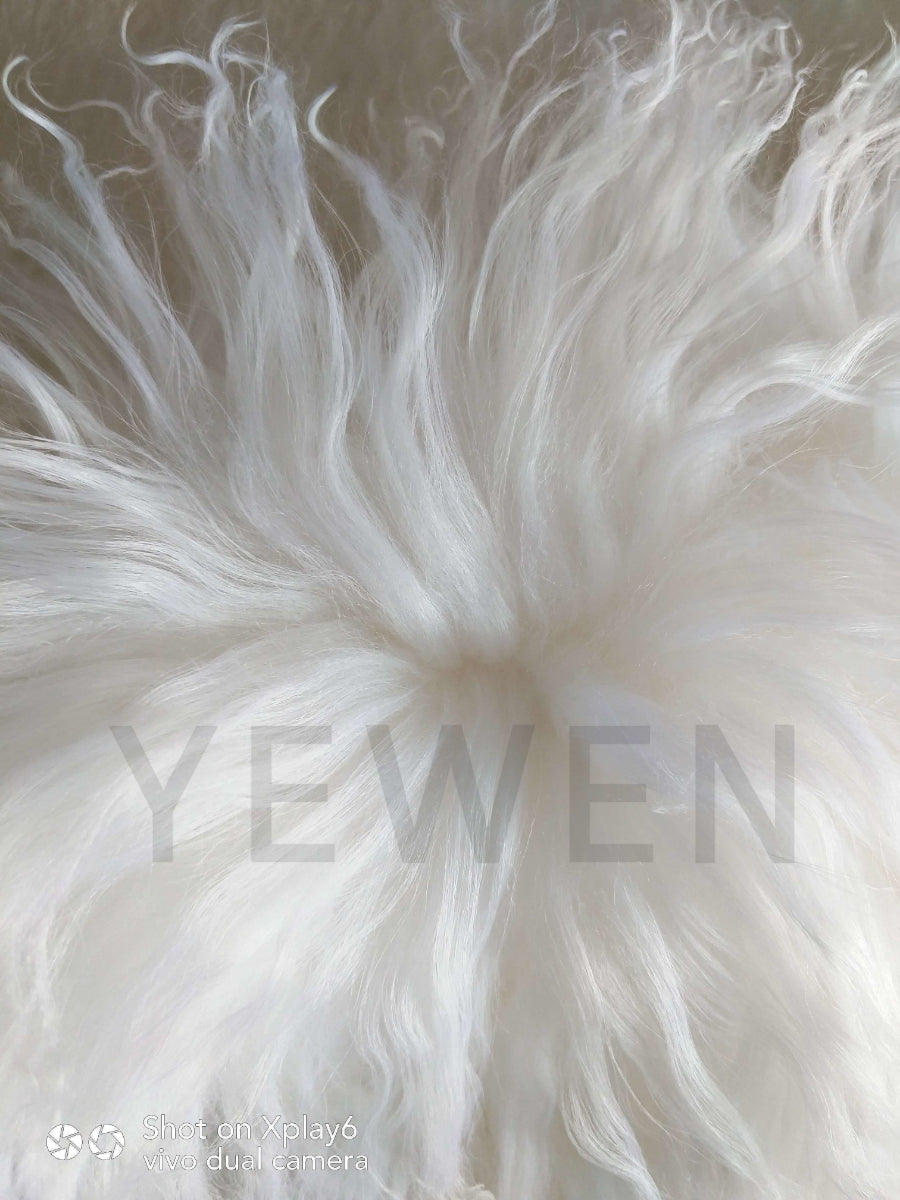 Genuine Wool Hooded Winter Coat with Oversized Fur Collar YD261016