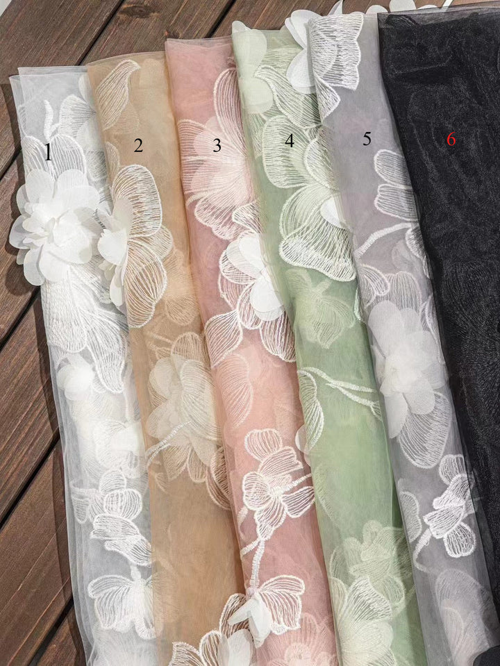 3D Floral Girls Formal Dress Princess Flower Girl Dress Photoshoot Dress for Kids YW260289