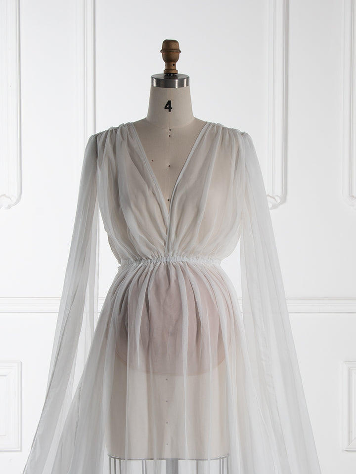 Sexy Sheer Maternity Dress Pregnancy Gown for Photo Shoot YW260222