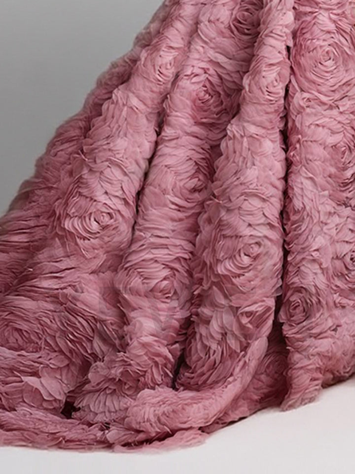 Exquisite Sweetheart 3D Flowers Dress for Maternity Photoshoot YW251026