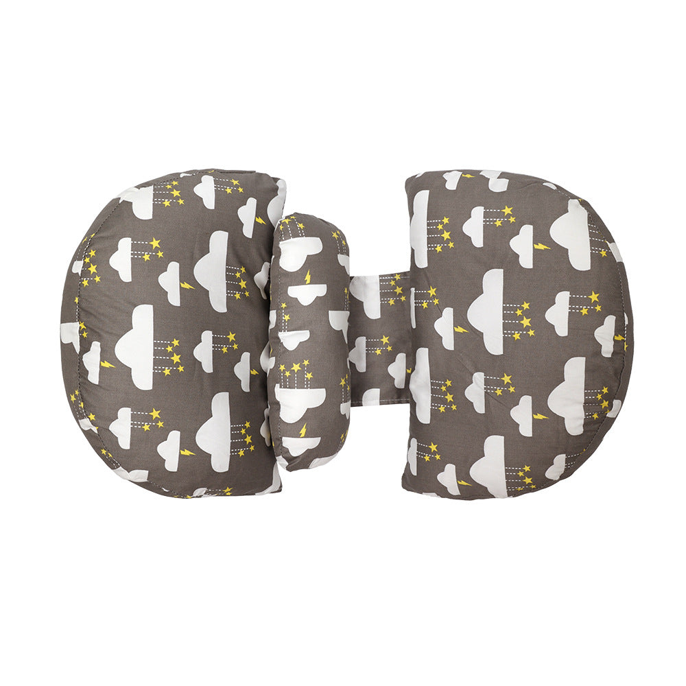 Pregnancy and Maternity Pillow for Side Sleeping Comfortable Support for Belly and Back Summer Spring Nursing Pillow with Cute Cartoon Design