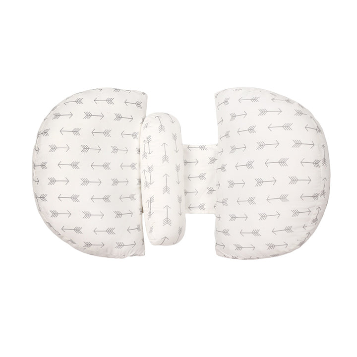 Pregnancy and Maternity Pillow for Side Sleeping Comfortable Support for Belly and Back Summer Spring Nursing Pillow with Cute Cartoon Design