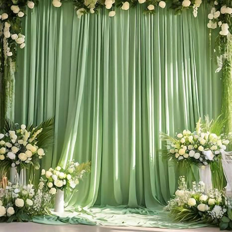 Wedding Backdrop Elastic Cloth Through Rod for Photography and Wedding Scenes YW2603102D
