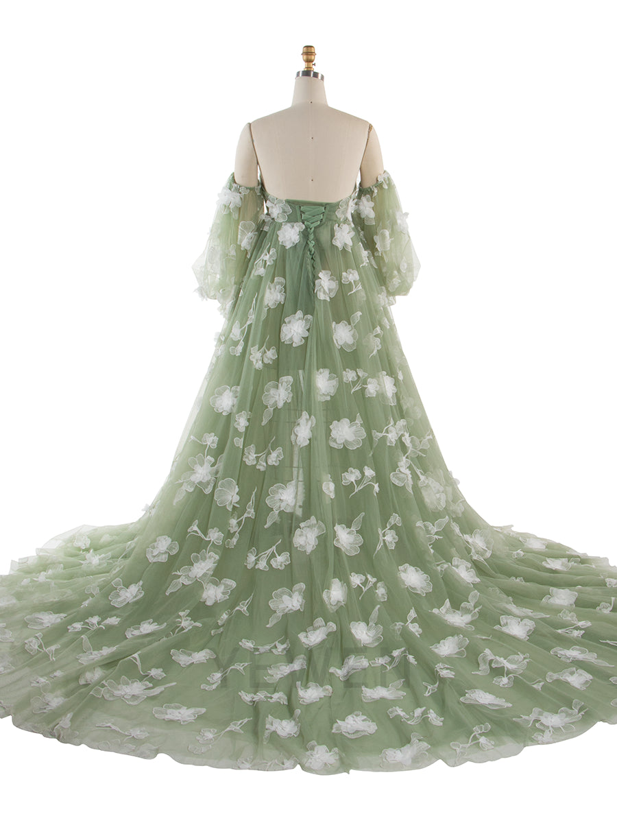 High Waist Pregnant women Gown Maternity Dress for Baby Shower YW251058