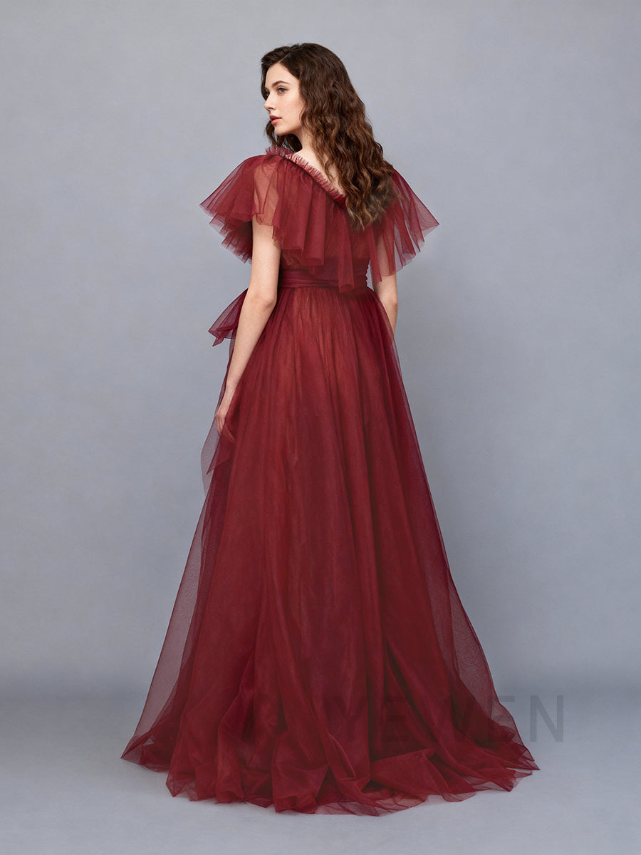 Maternity Photoshoot Dress Tulle Pregnancy Gown Baby Shower Outfit