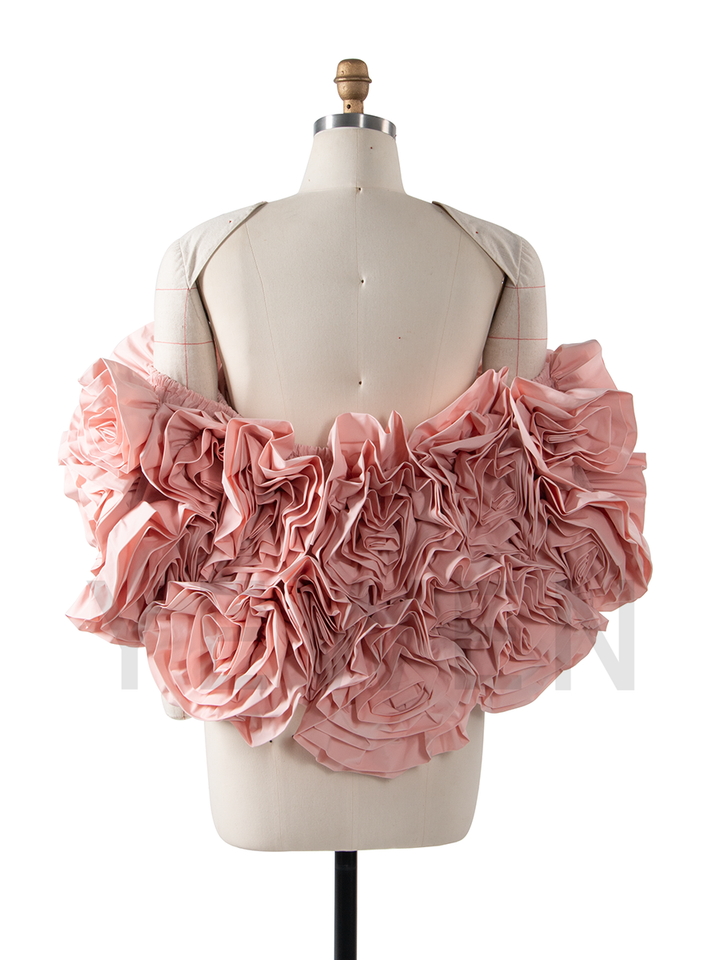 Flower Bridal Cape Wedding Cover Up for Women Personalized Shawl Maternity Photoshoot Accessories YW251040-1