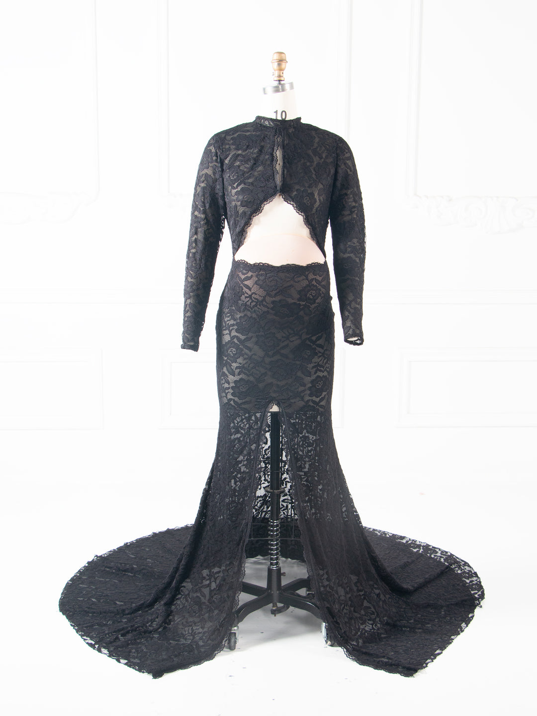 Summer Black Lace Maternity Dress for Photo Shoot Pregnancy Baby Shower Dress YW260264