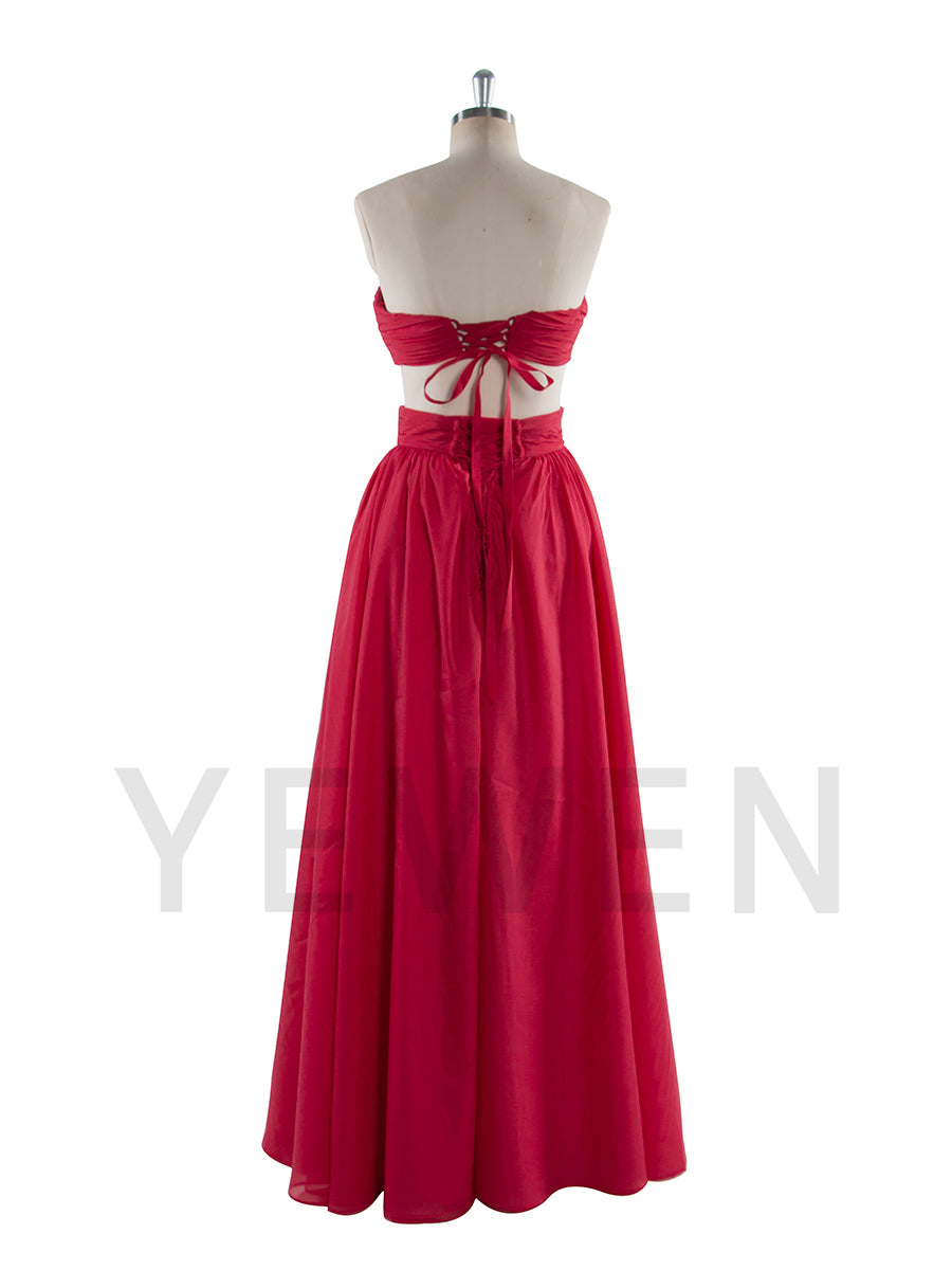 2 Piece Set Special Event Dress Glam Gown YW251039