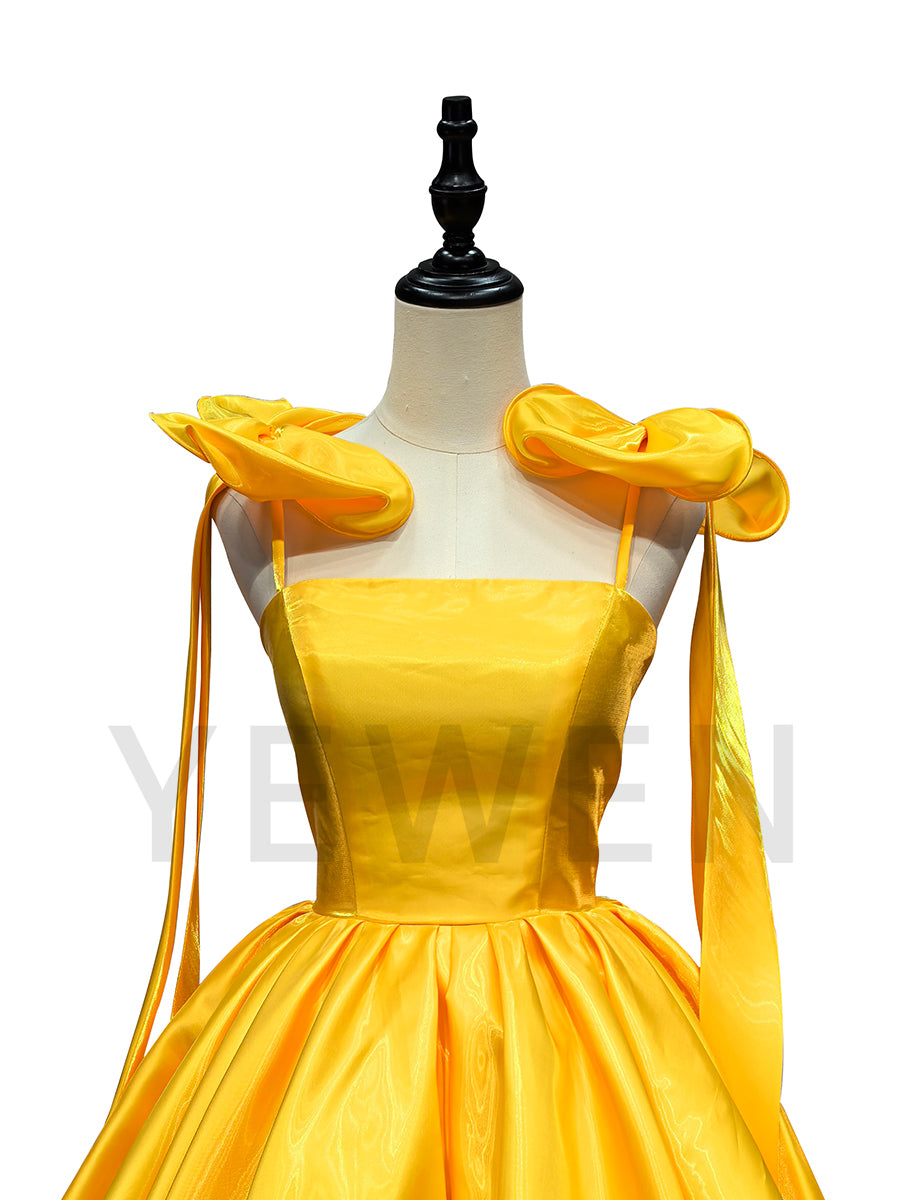 Modern Short Prom Dress Bow Ribbons Elegant Mini Cocktail Gown F25179