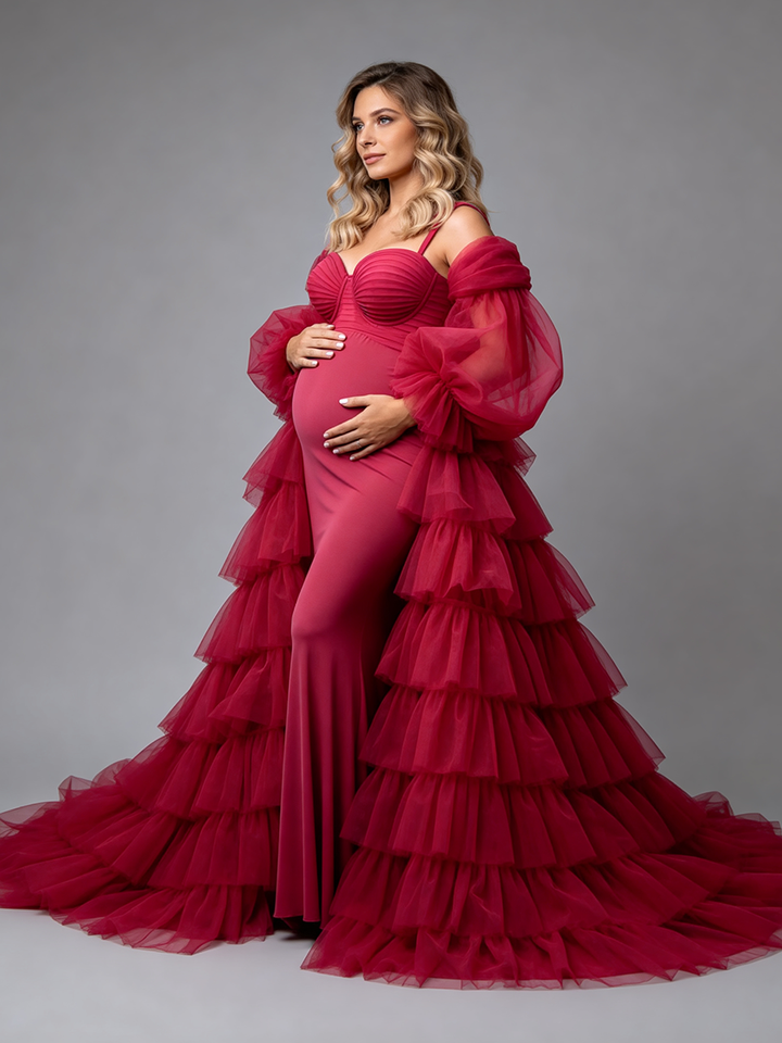 Pregnancy Photoshoot Dress Maternity Session Outfit Baby Shower Dress