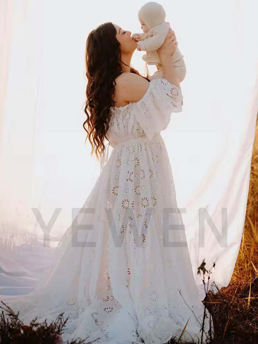 Boho Maternity Dress for Photo Shoot Boho Maxi Dress Beach Wedding YW230308 10 / Picture Color Boho Maternity Dress for Photo Shoot Boho Maxi Dress Beach Wedding YW230308 10 / Picture Color