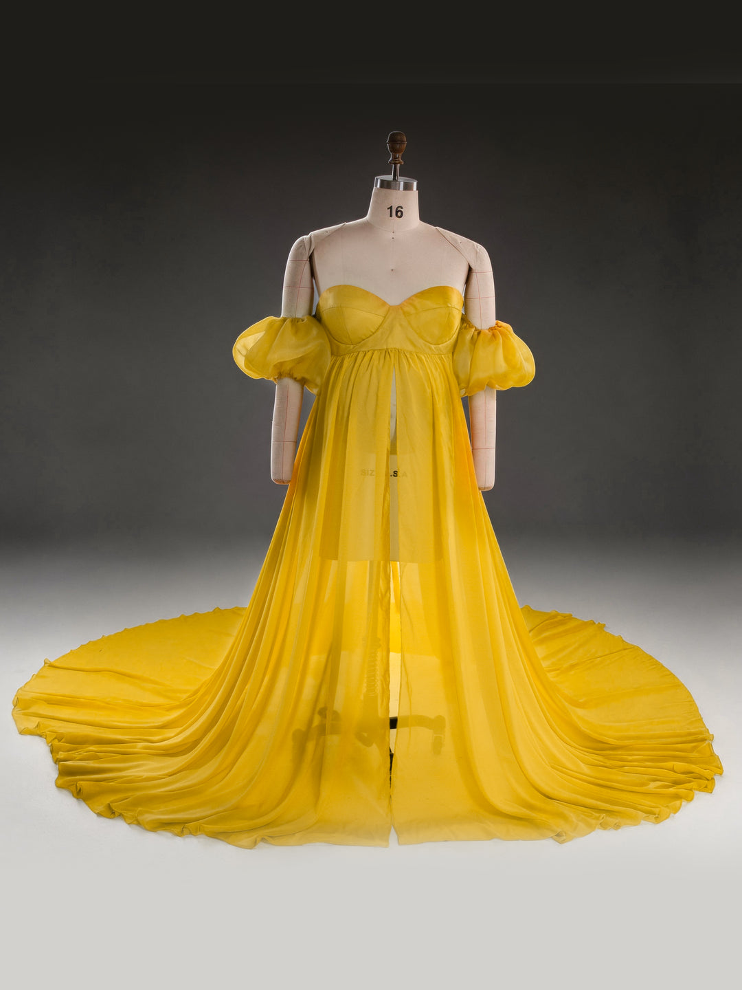 Soft Chiffon Baby Bump Pregnancy Dress for Photoshoot Maternity Gown for Pictures YW240202