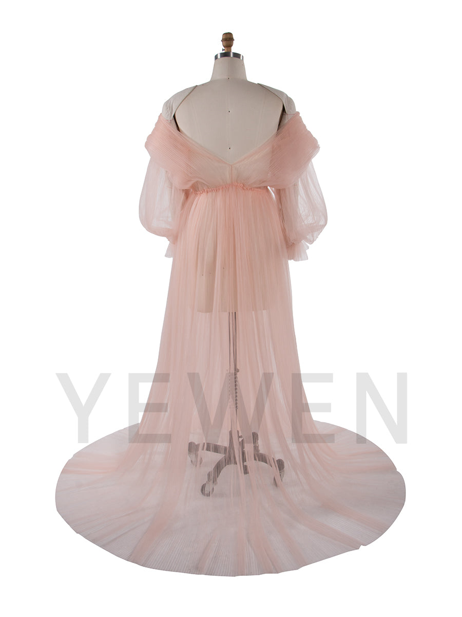 long sheer maternity dress Bhome Maternity Photoshoot Dress Long Sleeve Sheer Mesh Maternity Maxi Gown Babyshower Black S at Amazon Women's Clothing store